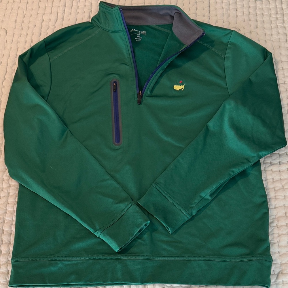 Masters Men's Green Quarter-Zip Pullover